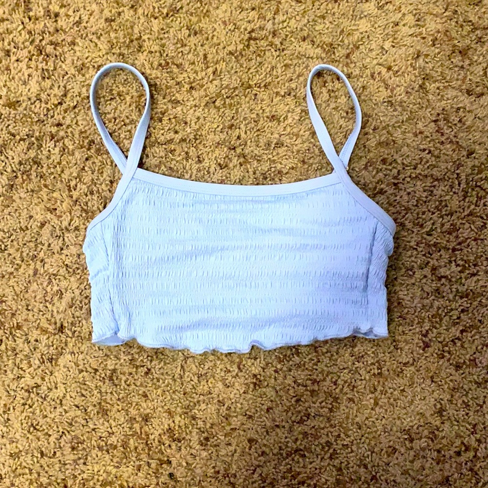 Cute Light Blue Bikini Top